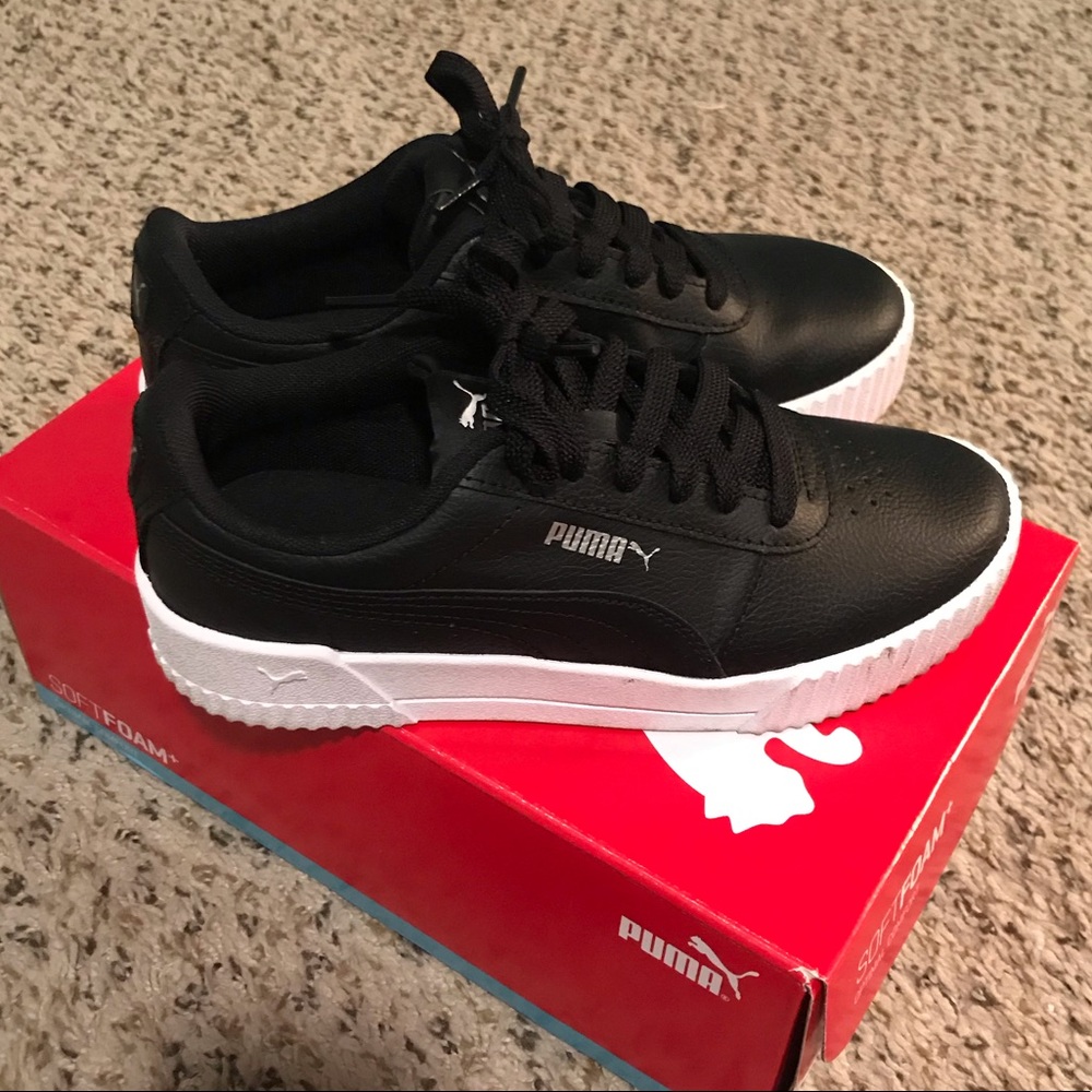 Puma Carina leather sneakers